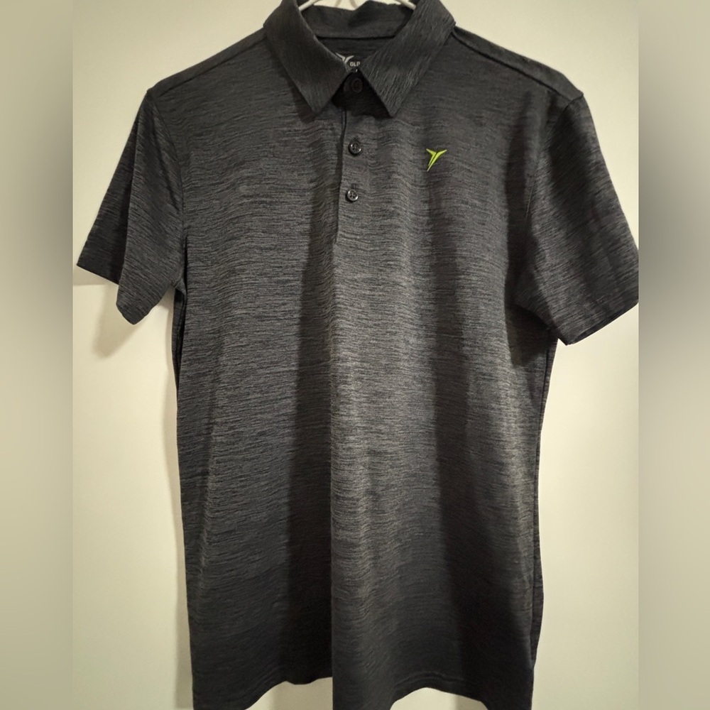 Old Navy Boys Charcoal  Shirt Size Extra Large 14-16 Golf Casual